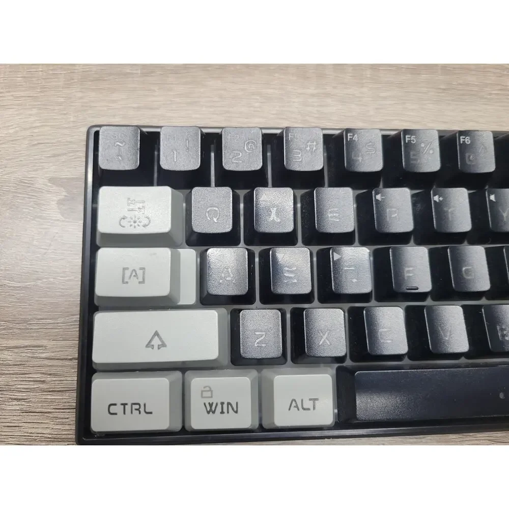 MageGee TS91 Mini 60% Wired One Handed Gaming Keyboard, RGB Backlit, Black